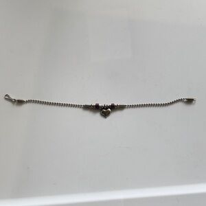 Silver Heart Charm Bracelet